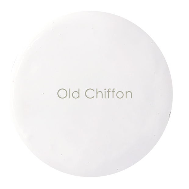 Old Chiffon chalk paint swatch – soft warm white