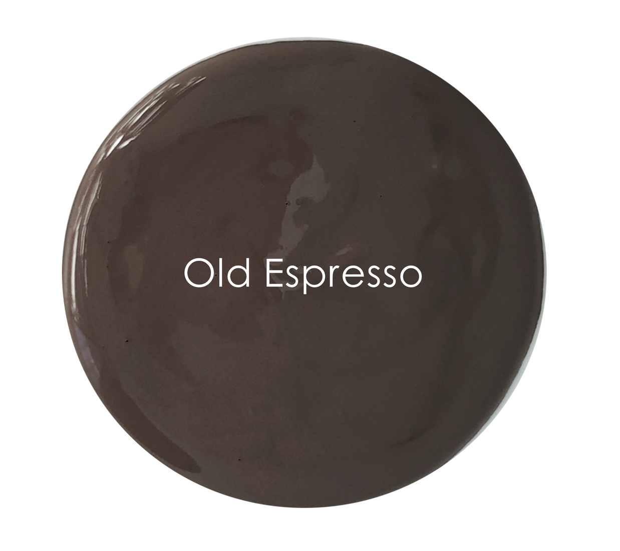 Matte warm brown wall paint – Old Espresso detail