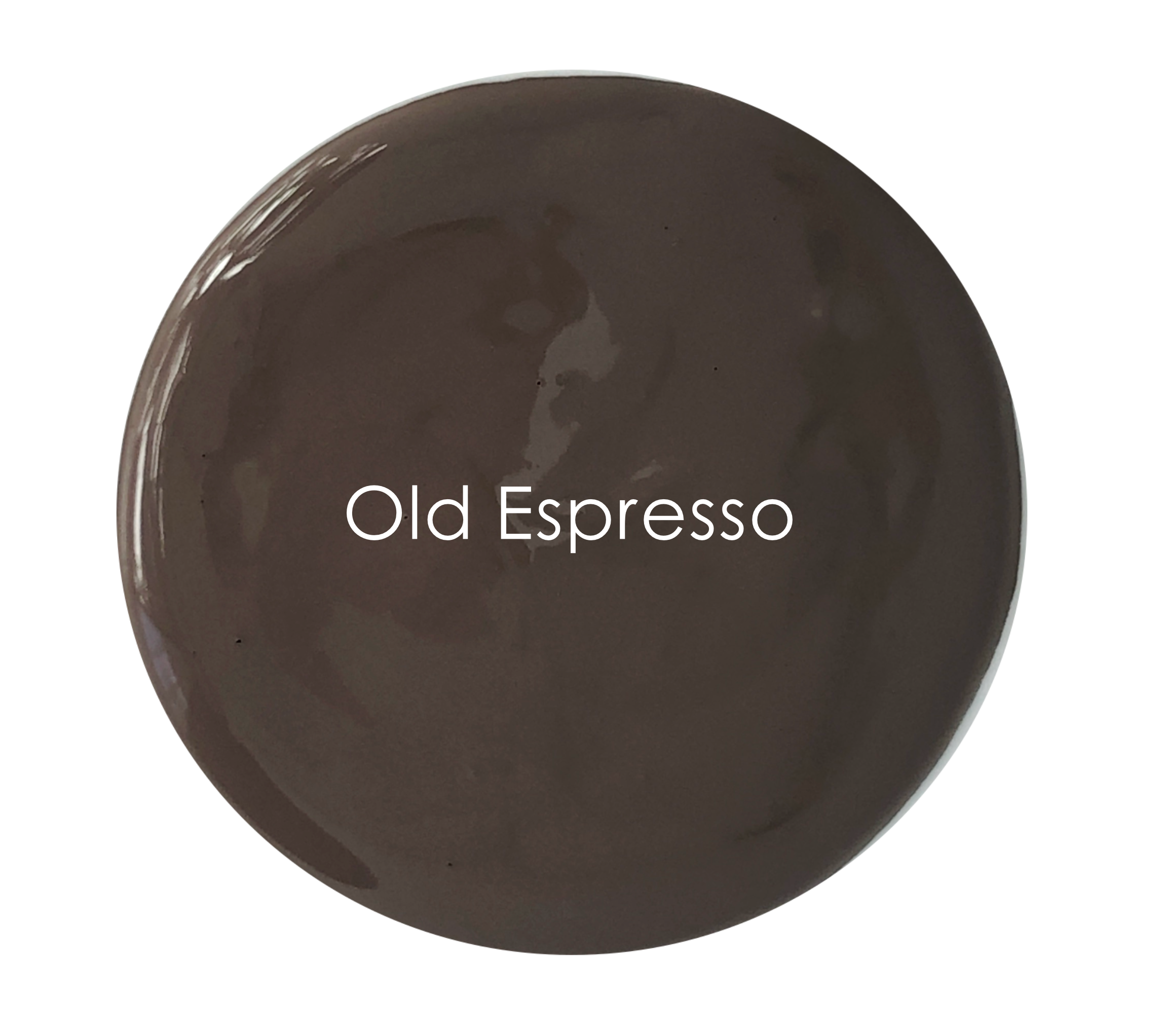 Matte warm brown wall paint – Old Espresso detail