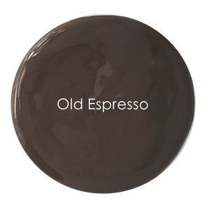 Matte warm brown wall paint – Old Espresso detail