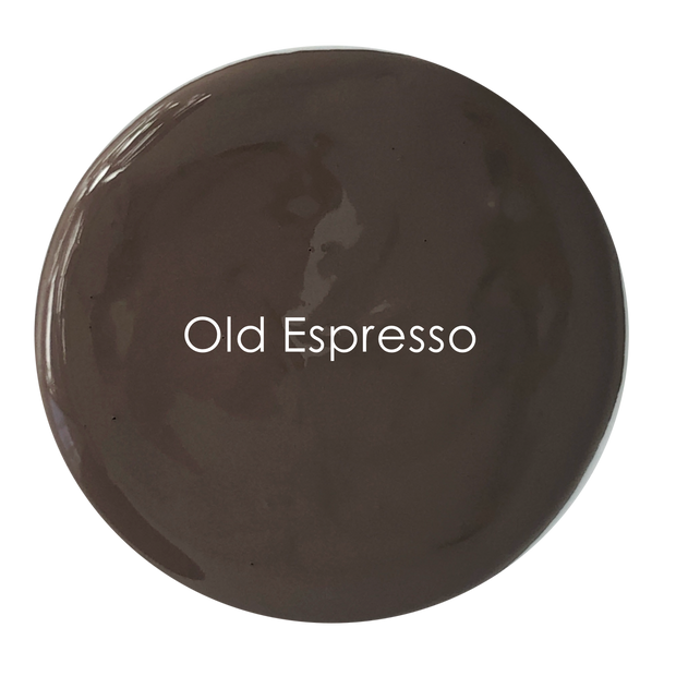 Old Espresso chalk paint swatch – rich earthy brown