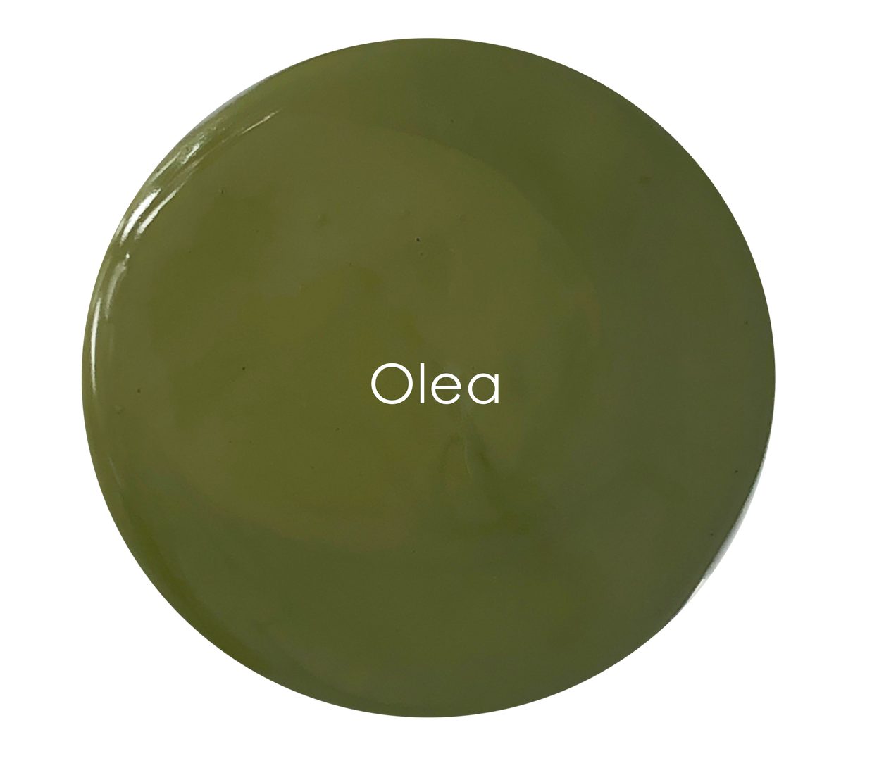 Matte olive green wall paint – Olea texture close-up
