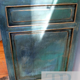 Not For Sale - Commissioned Oriental Piece in custom blend of blues and Florence