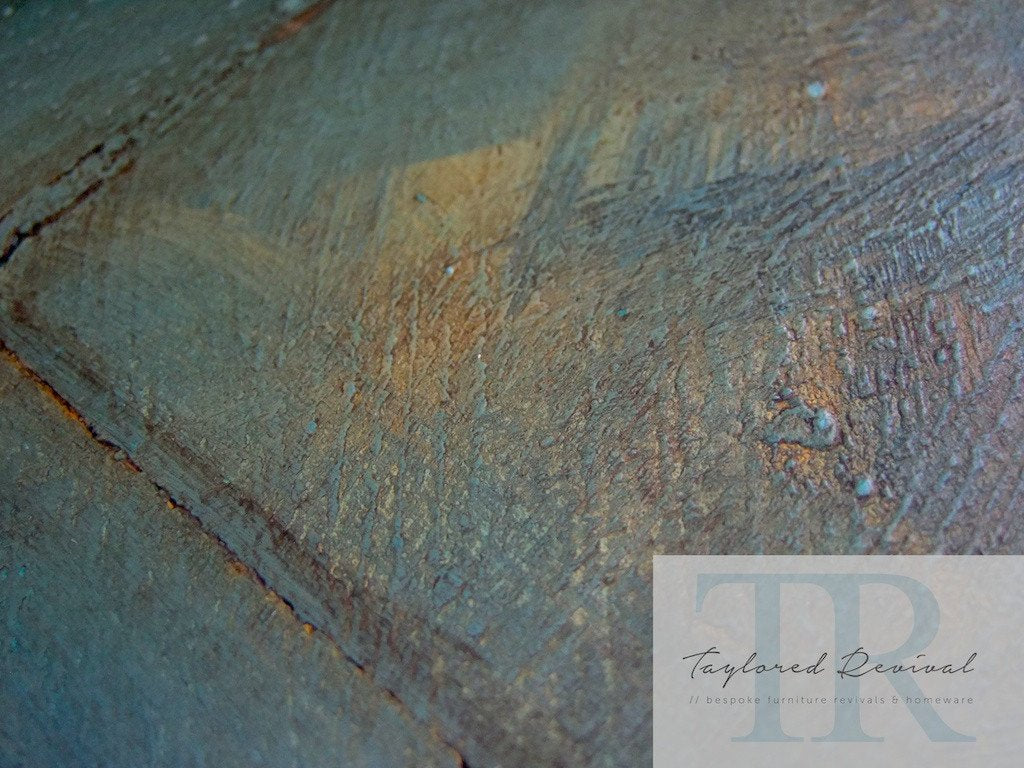 Not For Sale - Commissioned Oriental Piece in custom blend of blues and Florence