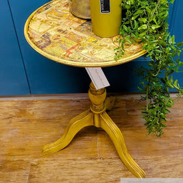 Not For Sale - Side Table with a printed top in Arles