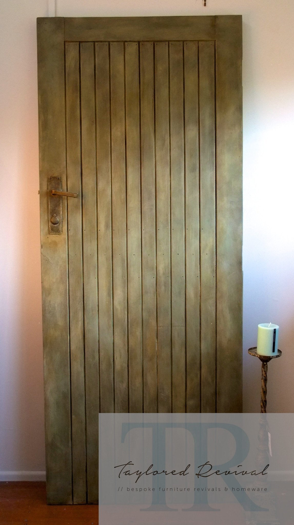 Not For Sale - Commissioned Pantry Door in Chateau Grey
