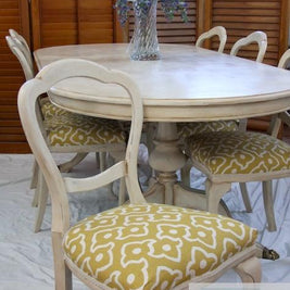 Commissioned french provinical dining room suite