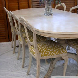 Commissioned french provinical dining room suite