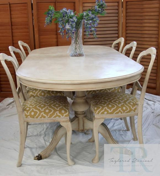 Commissioned french provinical dining room suite