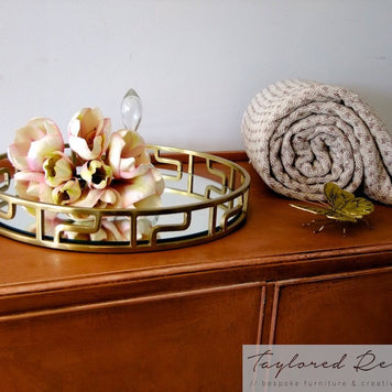 Not For Sale - Riley: Hand painted Oak Cabinet in Rustic Scandinavian Pink