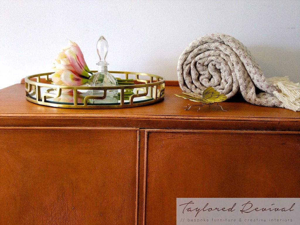 Not For Sale - Riley: Hand painted Oak Cabinet in Rustic Scandinavian Pink