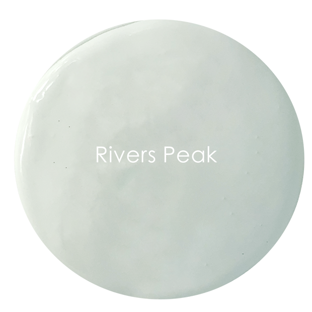 Rivers Peak paint texture – matte soft grey chalk paint