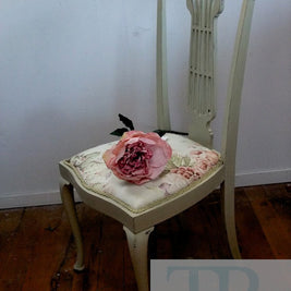Not For Sale - Rose: hand painted chair in Versailles with Faded Roses