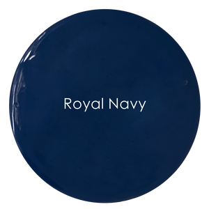 Rich matte royal blue wall paint texture – Royal Navy detail