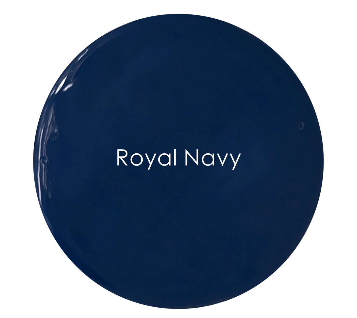 Royal Navy chalk paint swatch – deep sophisticated dark blue