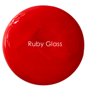 Vibrant red matte wall paint texture – Ruby Glass detail