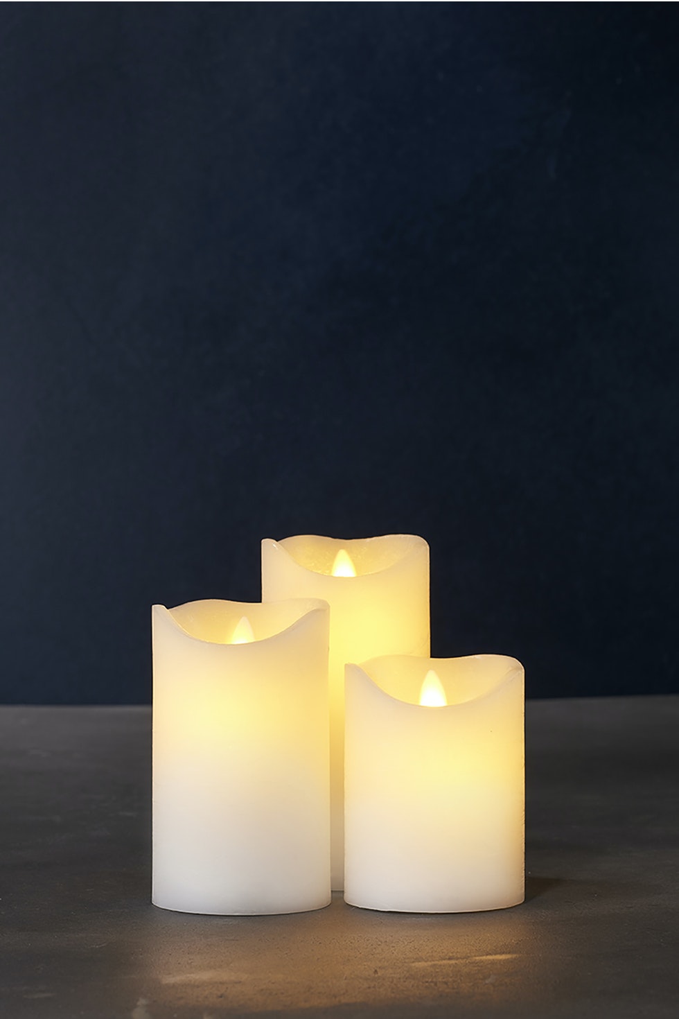 Set of 3 High Quality Sirius LED Candles