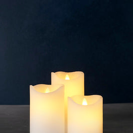 Set of 3 High Quality Sirius LED Candles