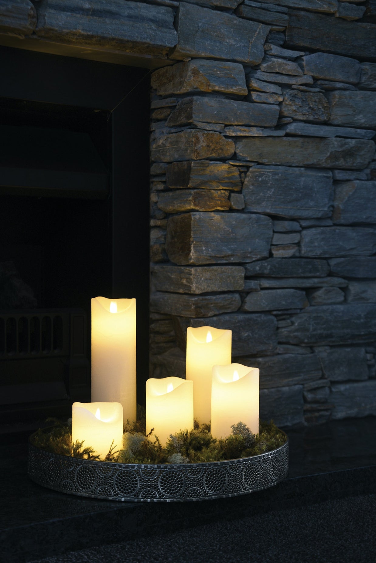 Set of 3 High Quality Sirius LED Candles