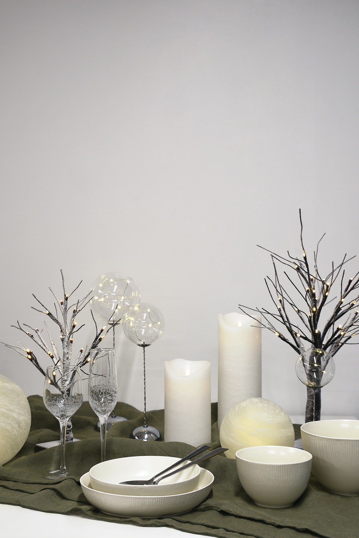 Kate Brown Snowy LED tree