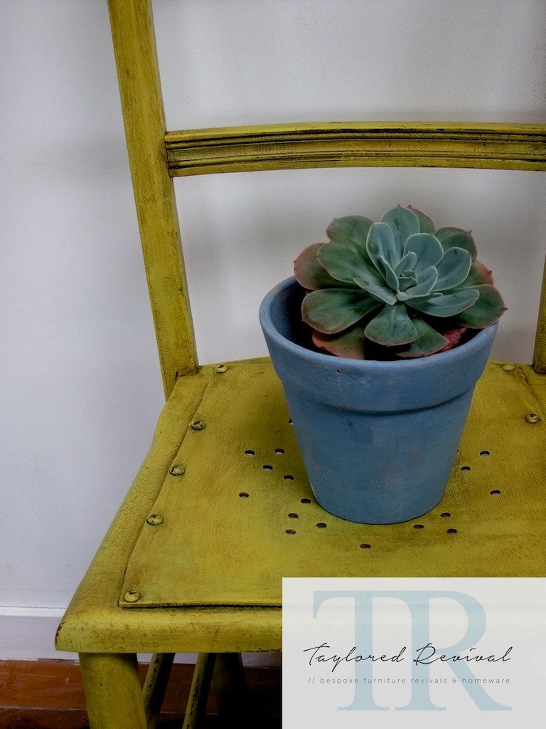Not For Sale - Sally: Character wooden chair in english yellow
