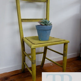 Not For Sale - Sally: Character wooden chair in english yellow