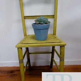 Not For Sale - Sally: Character wooden chair in english yellow