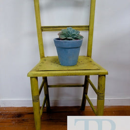 Not For Sale - Sally: Character wooden chair in english yellow