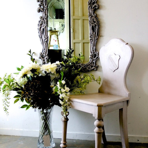 Commissioned Chair and Mirror in Paloma and Antoinette