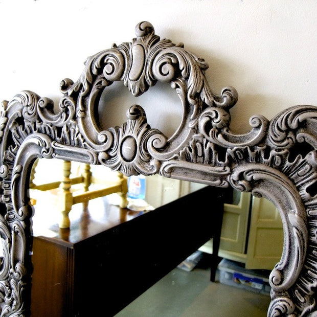 Commissioned Chair and Mirror in Paloma and Antoinette