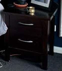 Not For Sale - Bedsides in Carbon Black and Pewter Metallic Creme