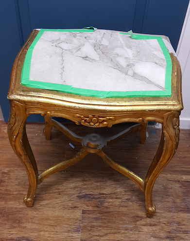 Not For Sale - Commissioned marble side table