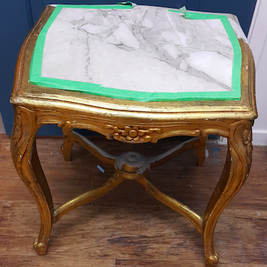Not For Sale - Commissioned marble side table