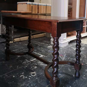 Not For Sale - Commissioned Hall Table in Midnight with Victorian Black Wax