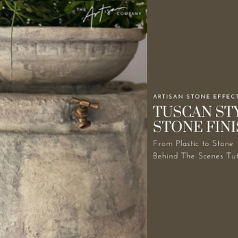 Artisan Stone Effects: From Plastic to an Artisan Tuscan style stone finish guide