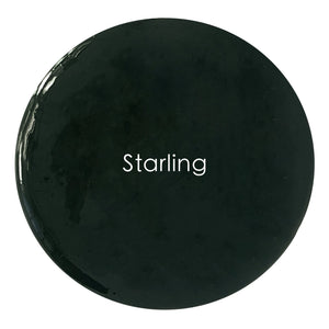Starling paint tin – deep black green Velvet Luxe