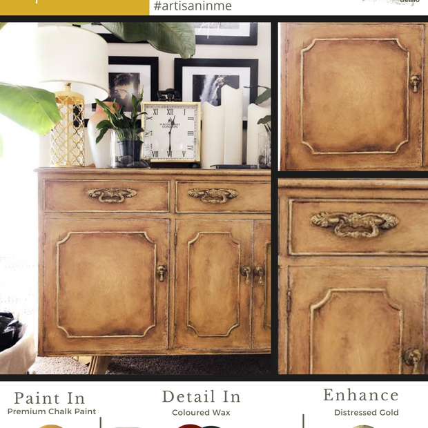 Distressed & Rustic in Country Mustard (Video Available)