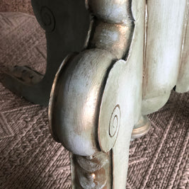 Not For Sale - Battered round entrance table brought to life in Artisan Toulouse & coloured waxes