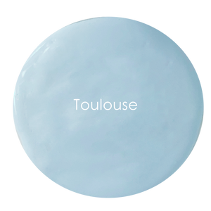 Cool blue wall paint colour – Toulouse swatch