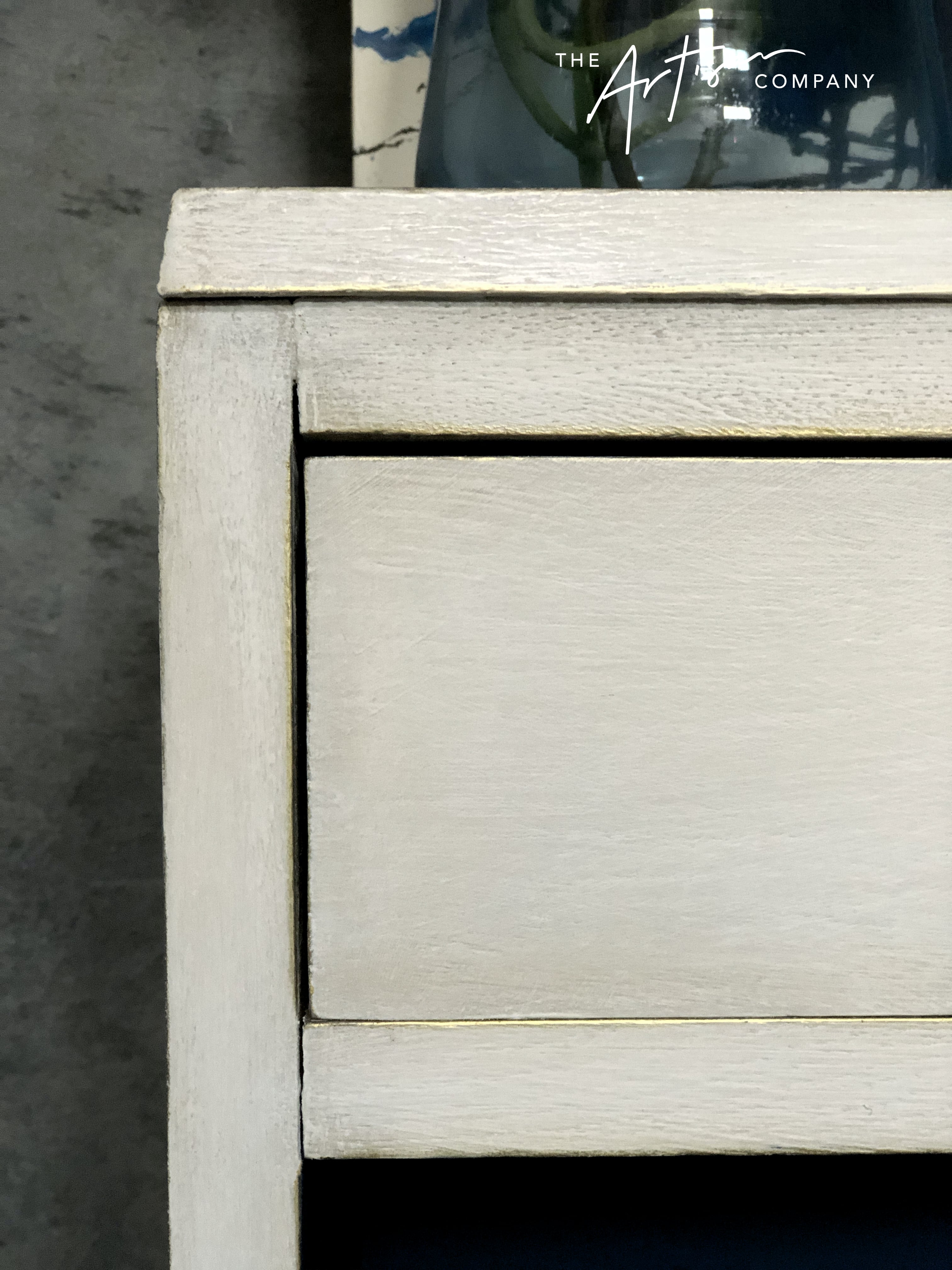 Commissioned Oak Cabinet in Wild Tusk and Royal Navy