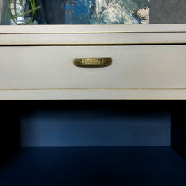 Commissioned Oak Cabinet in Wild Tusk and Royal Navy