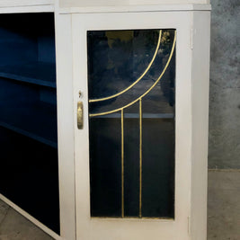 Commissioned Oak Cabinet in Wild Tusk and Royal Navy
