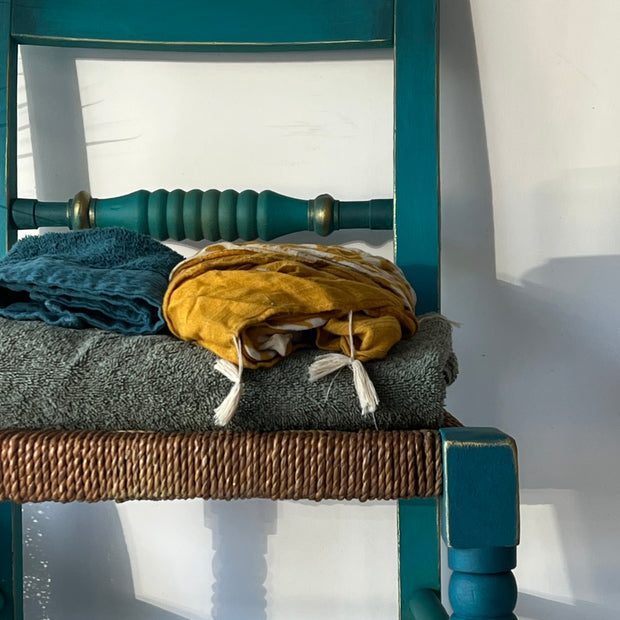 Not For Sale - Blended Artisan Velvet Luxe - Tropical Style Chair