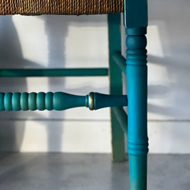 Not For Sale - Blended Artisan Velvet Luxe - Tropical Style Chair