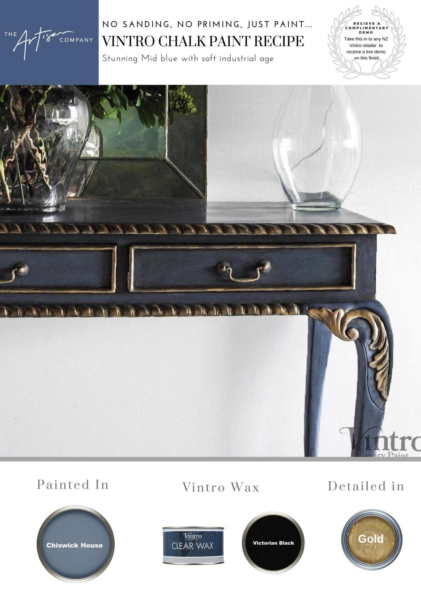 Stunning Mid blue with soft industrial age