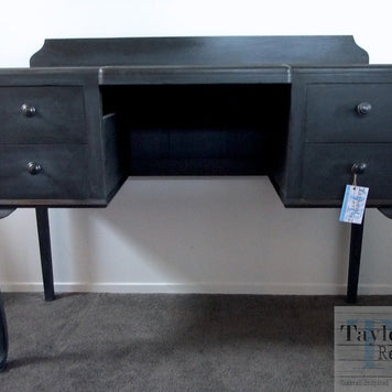 Not For Sale - Abigail: Queen Anne Style desk in custom vintage grey