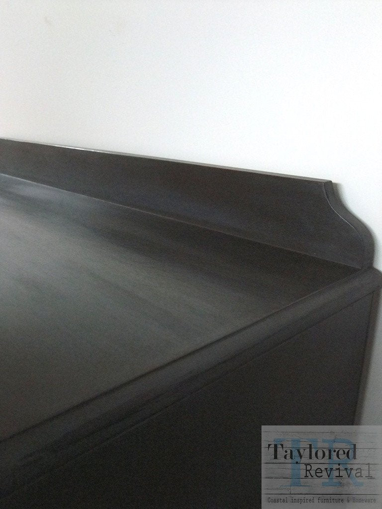 Not For Sale - Abigail: Queen Anne Style desk in custom vintage grey