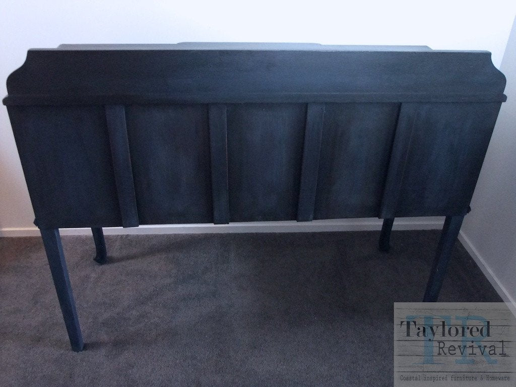 Not For Sale - Abigail: Queen Anne Style desk in custom vintage grey