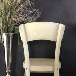 Not For Sale - Commission Chair in Artisan Burmese & coloured waxes; Black Truffle Stone Effects on the wall