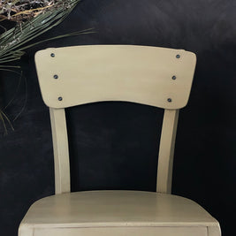 Not For Sale - Commission Chair in Artisan Burmese & coloured waxes; Black Truffle Stone Effects on the wall